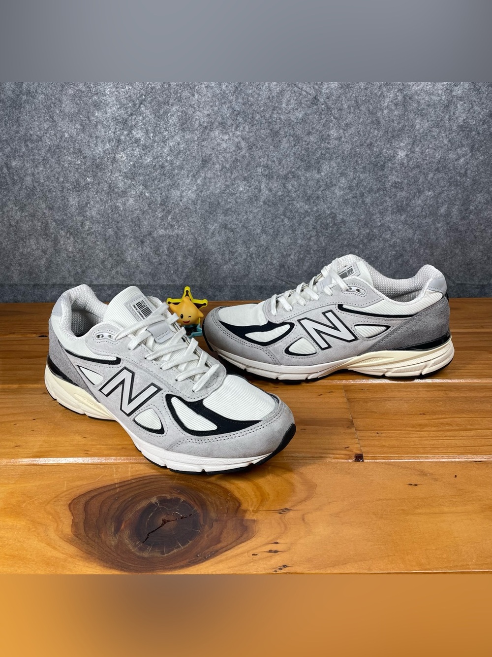 New Balance 990v4 Mens 11.5 Made in USA Grey Black Cream Teddy Santis U990TG4